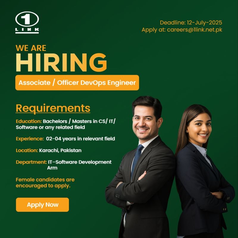 1Link Pvt Ltd Jobs July 2025 1