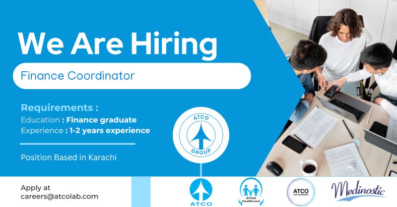 ATCO Laboratories Jobs Finance Coordinator 1