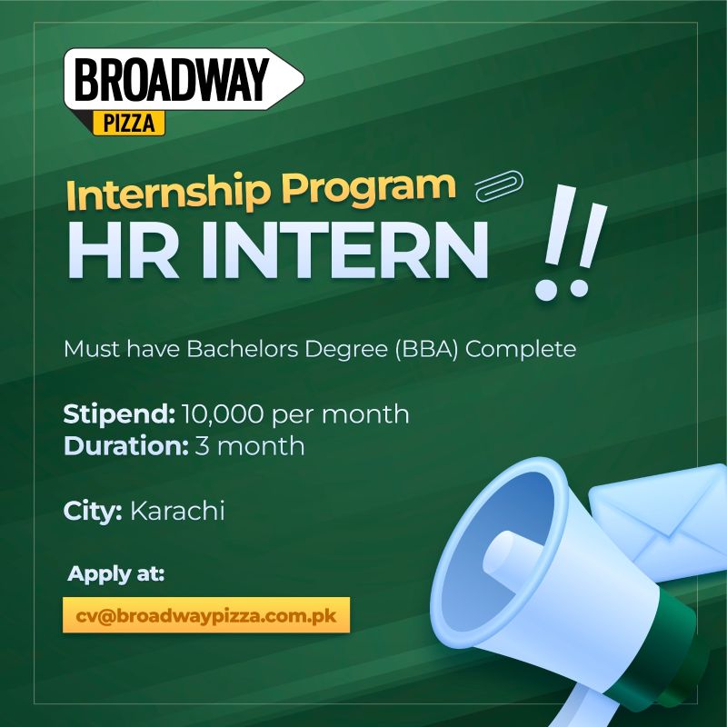 Broadway Pizza Internship Program August 2025 1