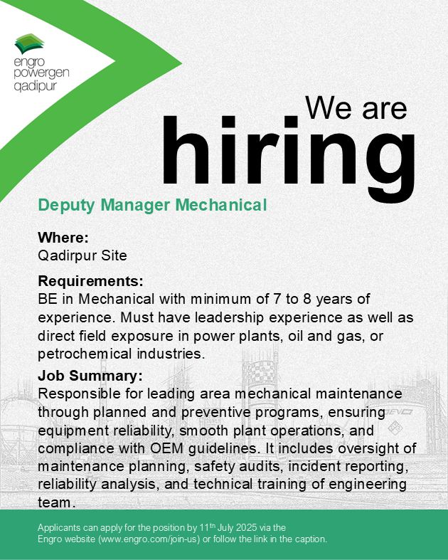 Engro Corporation Limited Jobs July 2025 2