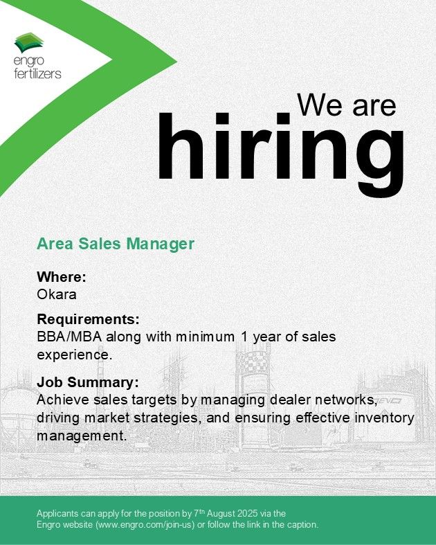 Engro Corporation Limited Jobs August 2025 1