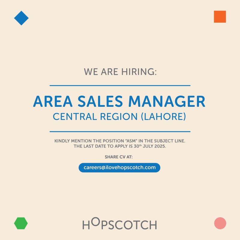 Hopscotch Pakistan Jobs Area Sales Manager 1