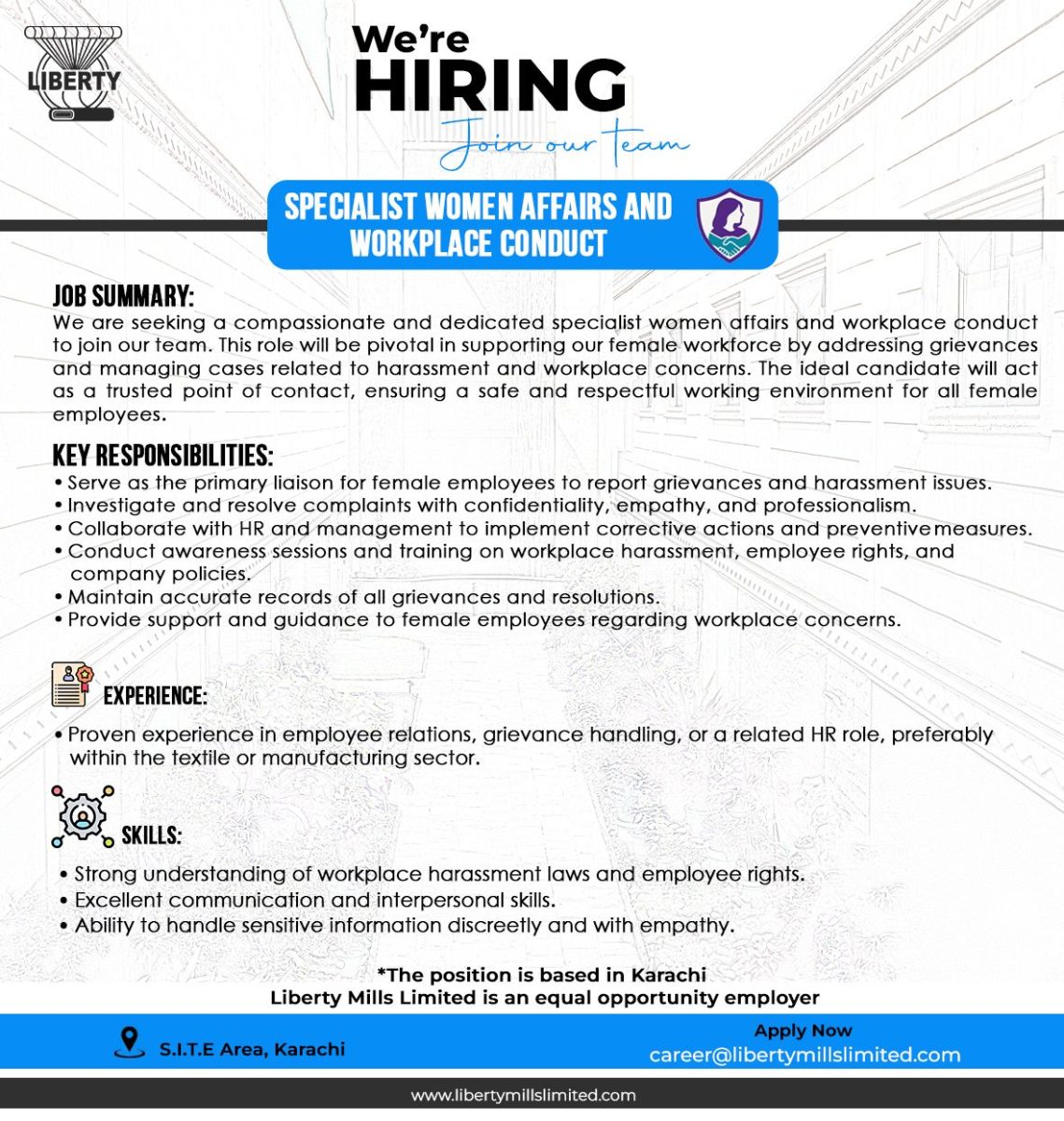 Liberty Mills Limited Jobs 23 July 2025 1