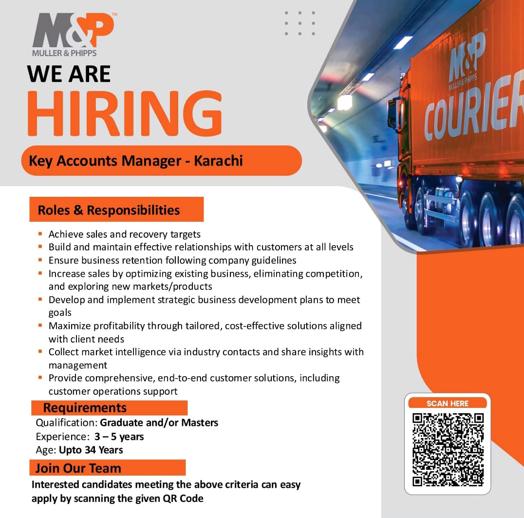 M&P Express Logistics Pvt Ltd Jobs Key Accounts Manager 1