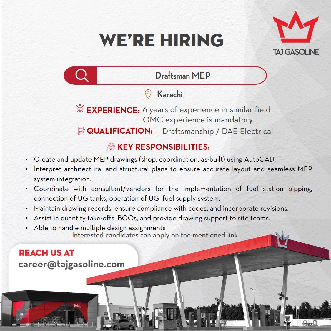 Taj Gasoline Jobs 23 July 2025 1