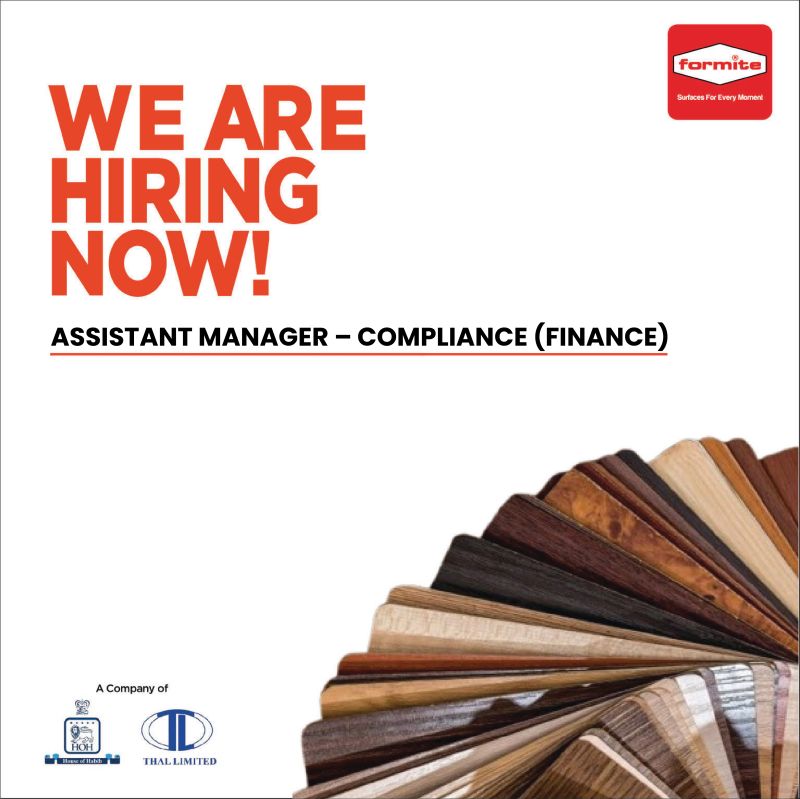 Thal Laminates Jobs Assistant Manager Compliance 1