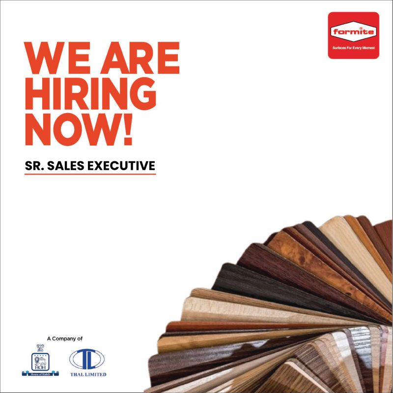 Thal Laminates Jobs Sr Sales Executive 1