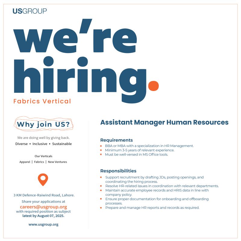 US Group Jobs July 2025 1