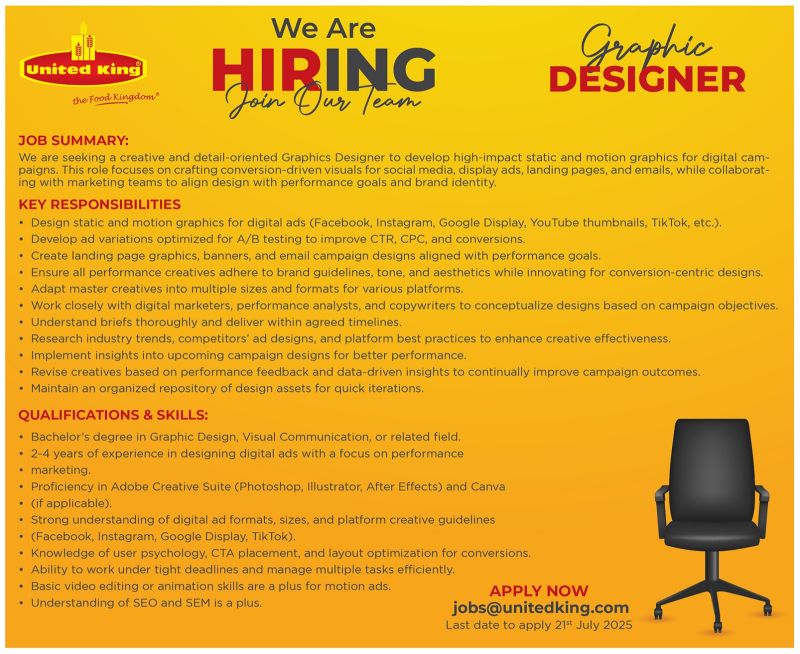United King Jobs Graphic Designer 1