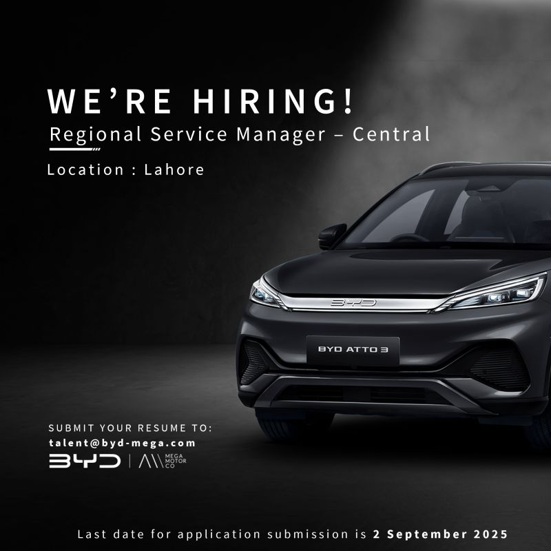 BYD Pakistan Jobs Regional Service Manager 1