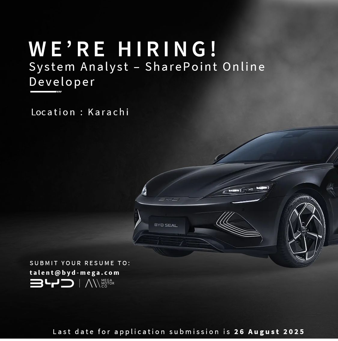BYD Pakistan Jobs System Analyst SharePoint Online Developer 1