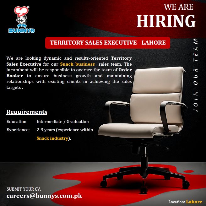 Bunny's Limited Jobs Territory Sales Executive 1