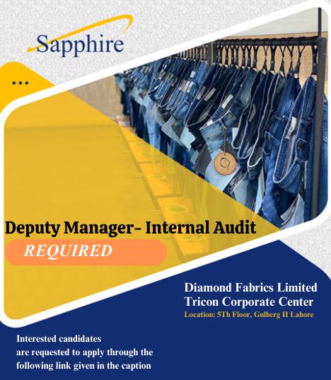 Sapphire Diamond Fabrics Limited Jobs Deputy Manager Internal Audit 1