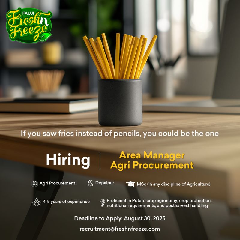 FAUJI Fresh n Freeze Limited Jobs Area Manager Agri Procurement 1