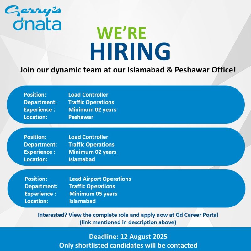 Gerry's dnata Jobs August 2025 1