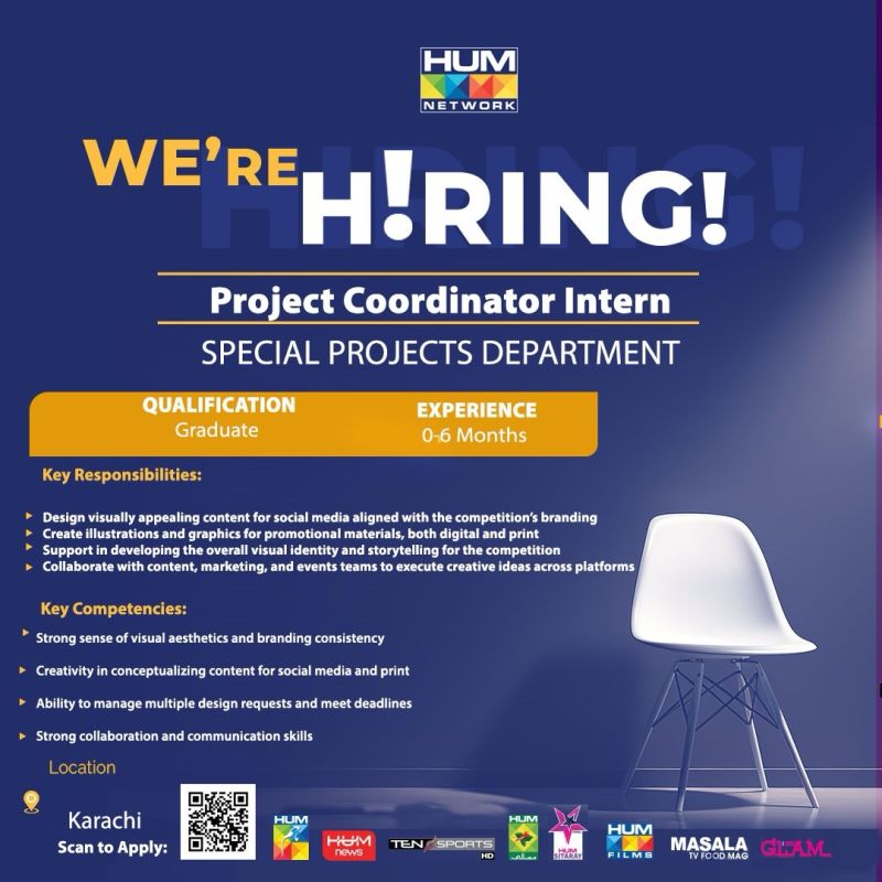 HUM Network Jobs Project Coordinator Intern 1