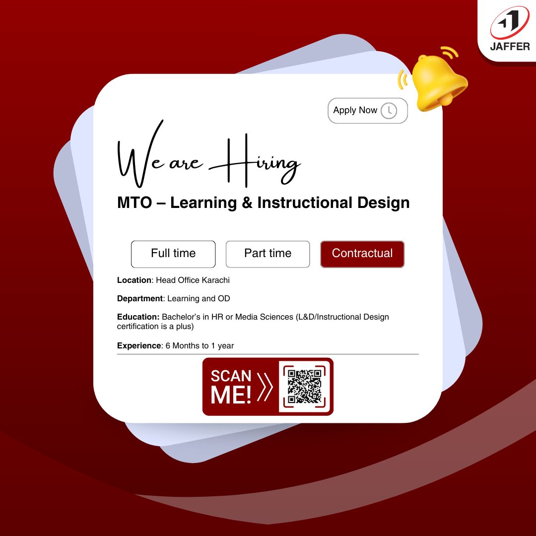 Jaffer Group Jobs MTO Learning & Instructional Design 1