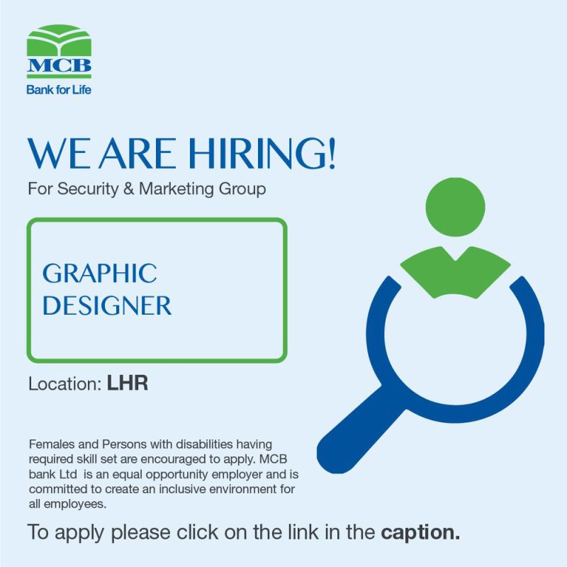 MCB Bank Limited Jobs Graphic Designer 1