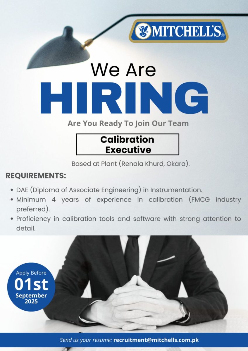 Mitchell's Fruit Farms Limited Jobs Calibration Executive 1