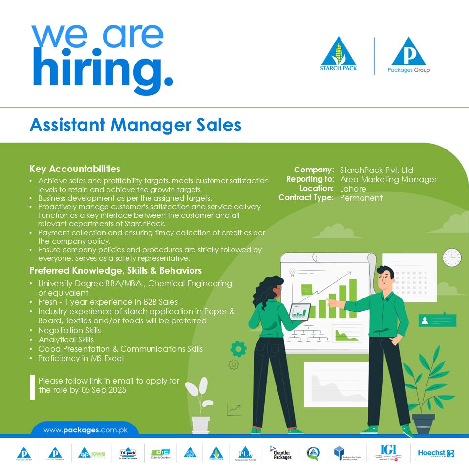 Packages Group Jobs September 2025 2