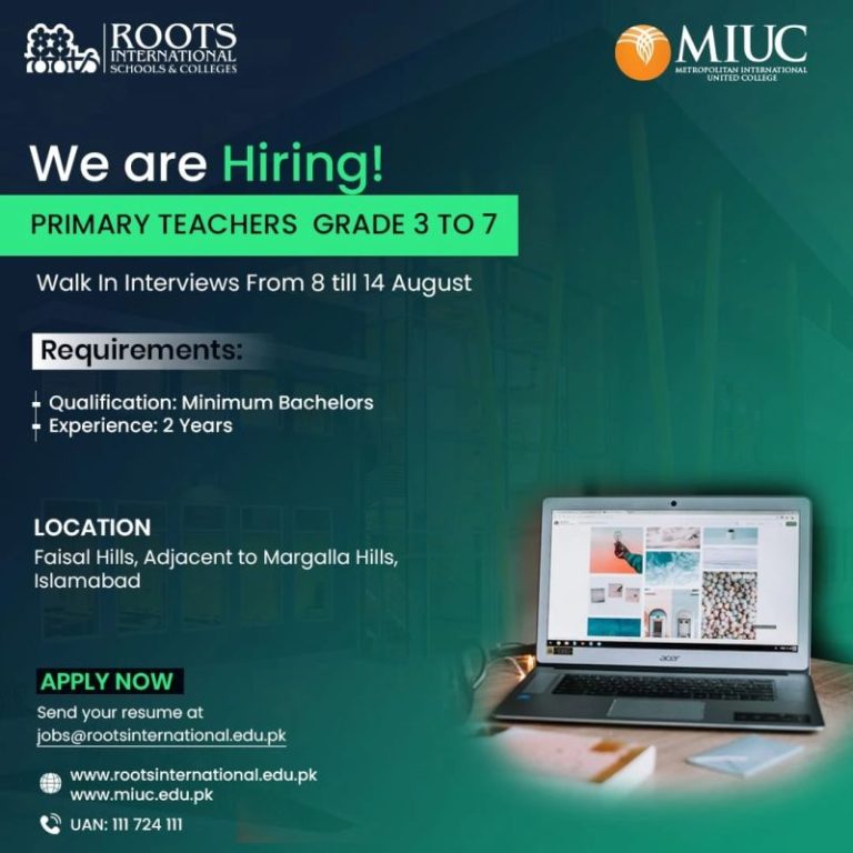 Real Roots Jobs ROOTS International Schools & Colleges Jobs August 2025