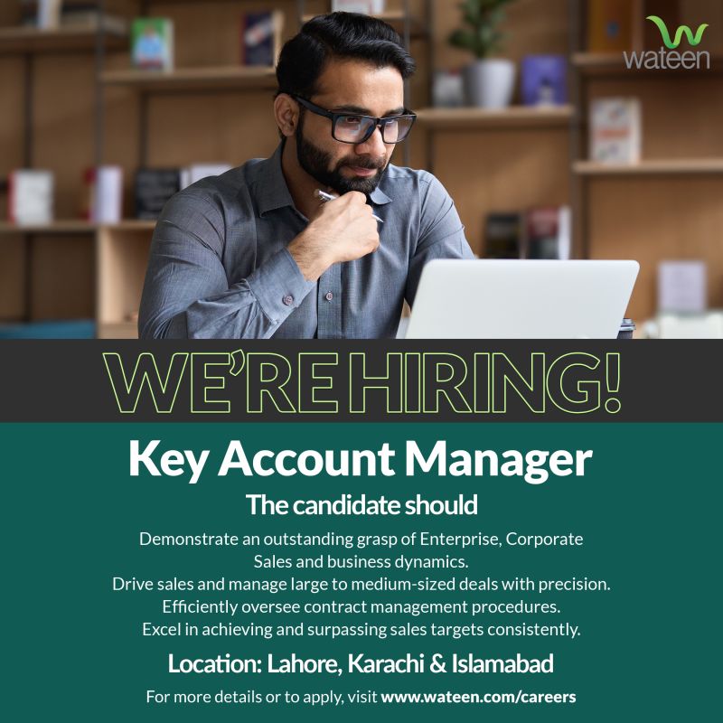 Wateen Telecom Limited Jobs Key Account Manager 1