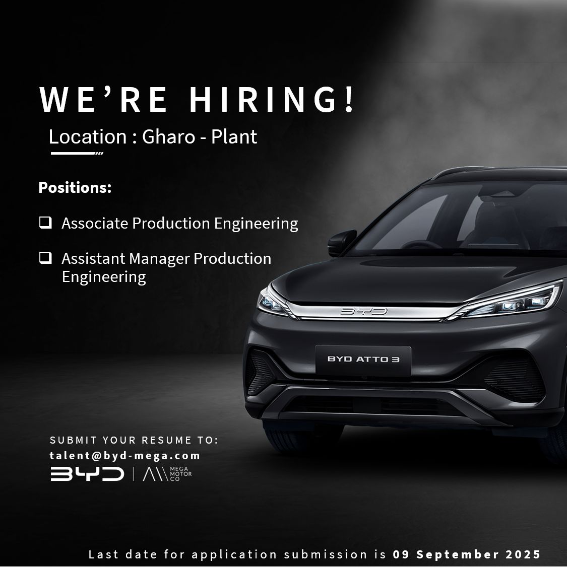 BYD Pakistan Jobs September 2025 1