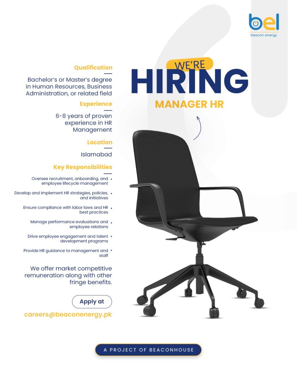 Beacon Energy Limited BEL Jobs Manager HR 1