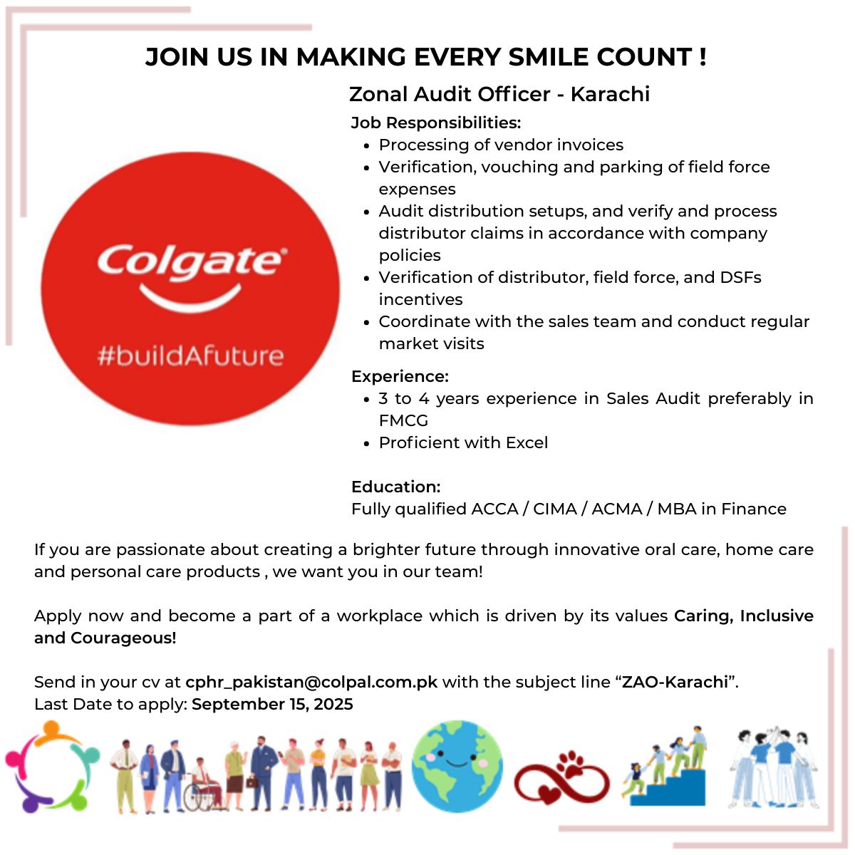 Colgate Pamolive Pakistan Jobs Zonal Audit Officer 1