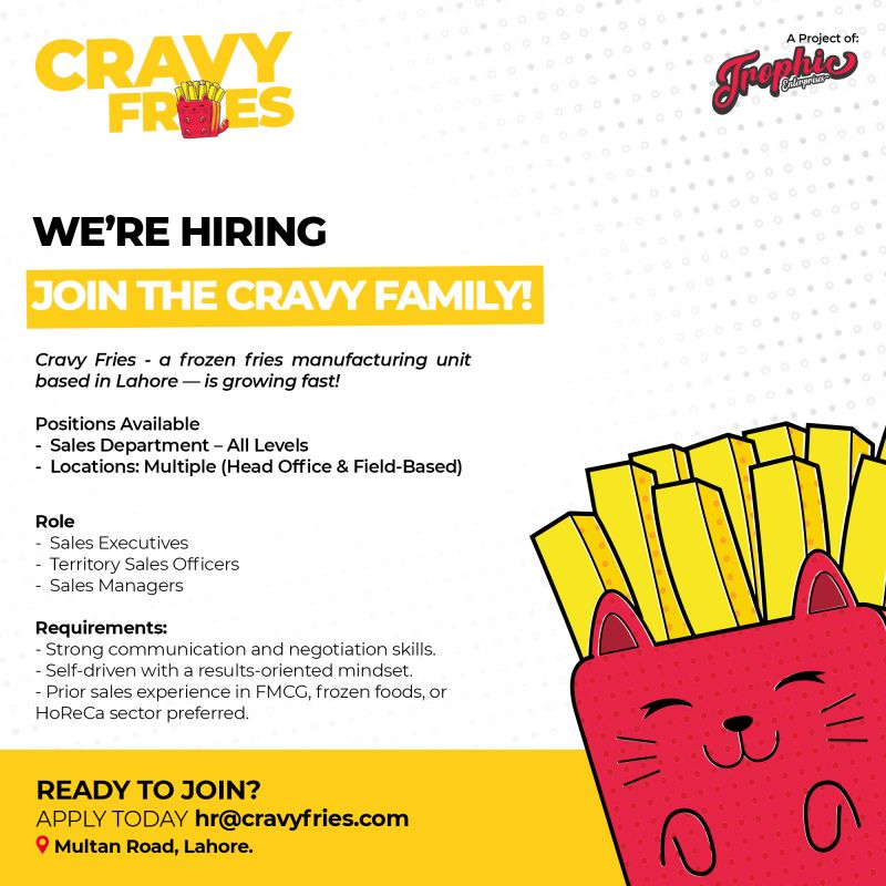 Cravy Fries Jobs September 2025 1