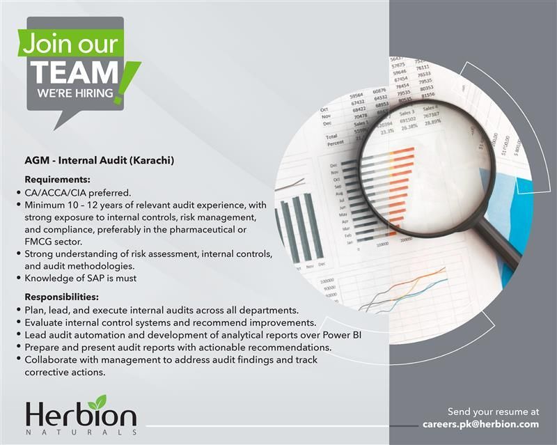 Herbion Naturals Jobs September 2025 2