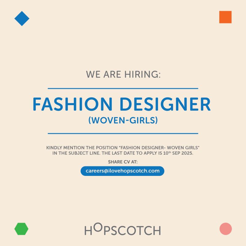 Hopscotch Pakistan Jobs Fashion Designer (Kids Girls Line) 1