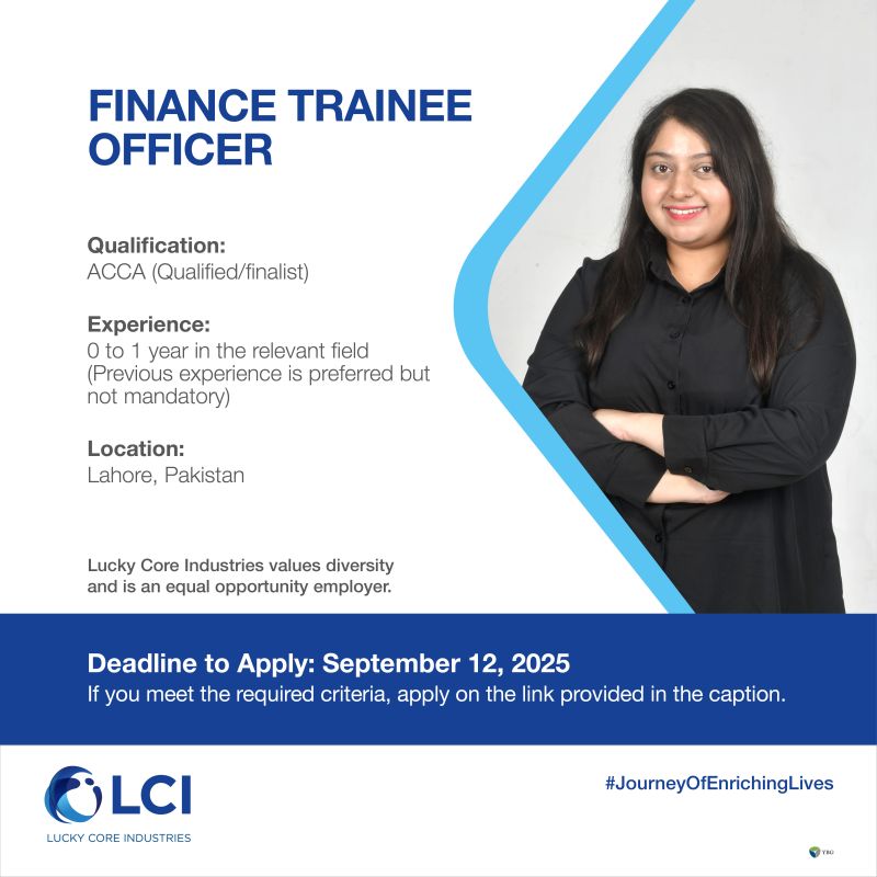 Lucky Core Industries Limited LCI Jobs Finance Trainee Officer 1