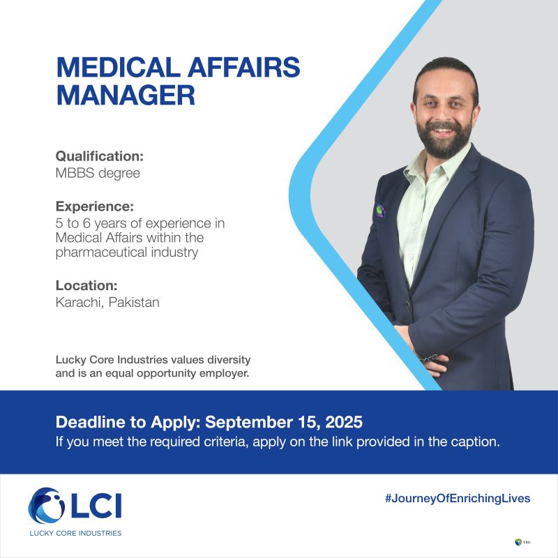 Lucky Core Industries Limited LCI Jobs Medical Affairs Manager 1