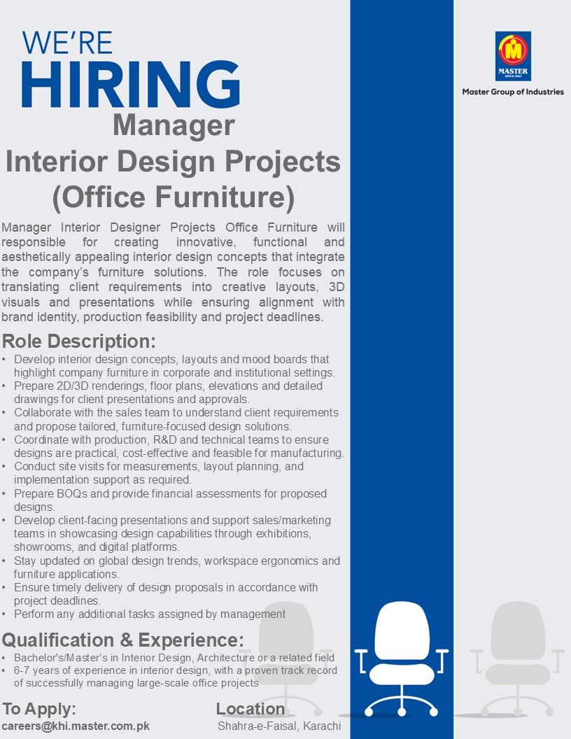 Master Group Of Industries Jobs Manager Interior Design Projects 1