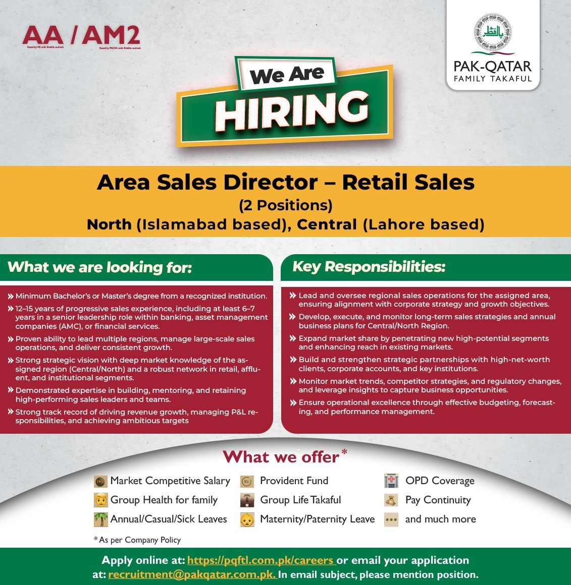 Pak Qatar Asset Management Jobs September 2025 2