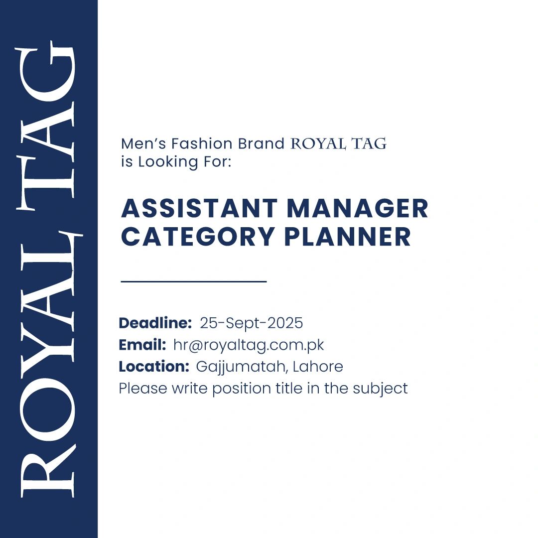 Royal Tag Jobs Assistant Manager Category Planner 1