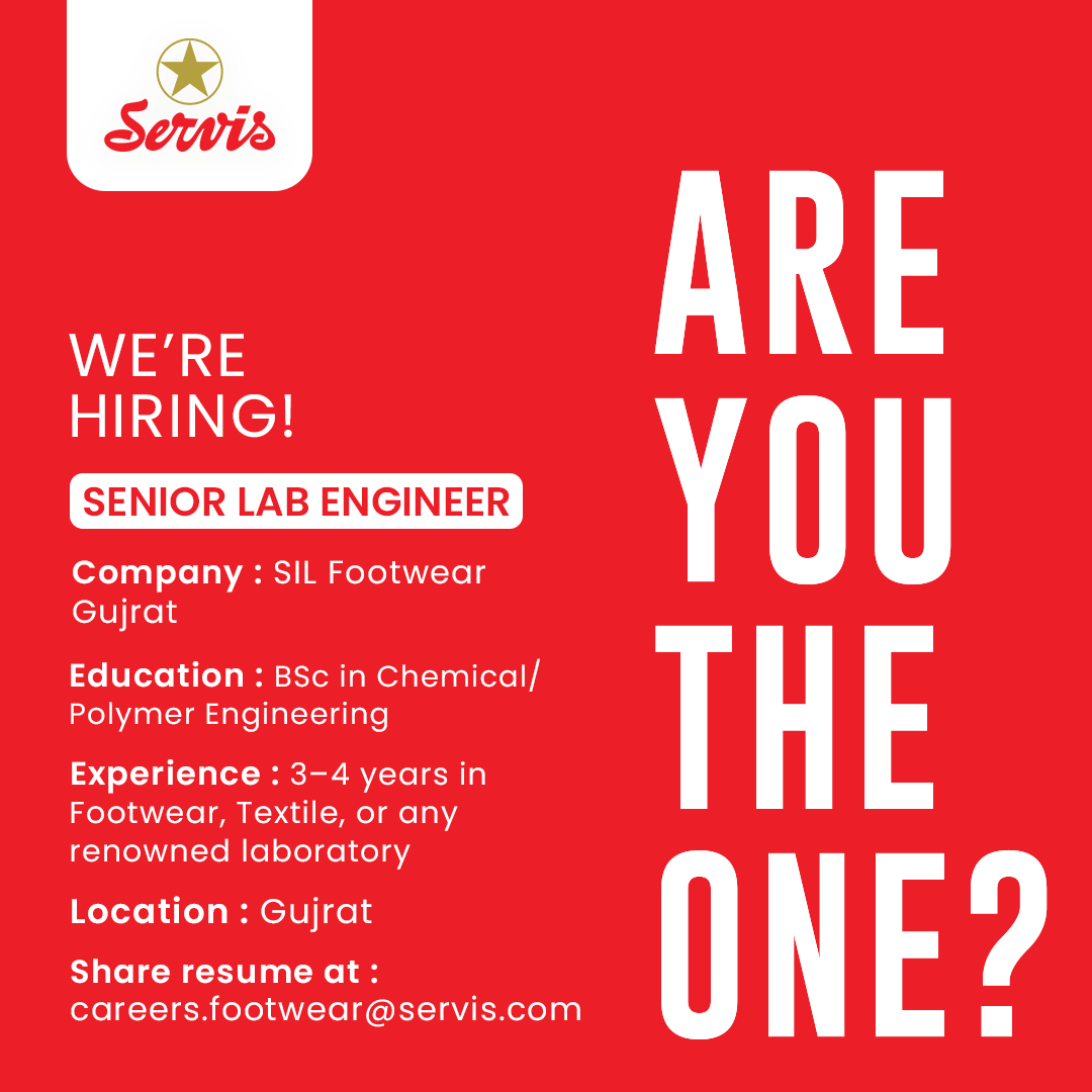 SIL Footwear Gujrat Jobs Senior Lab Engineer 1