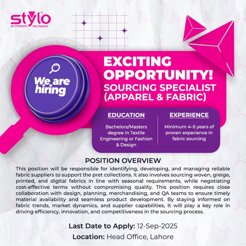 Stylo Pvt Ltd Jobs Sourcing Specialist 1