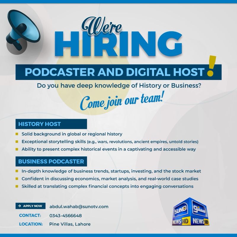 Suno Tv Jobs September 2025 1