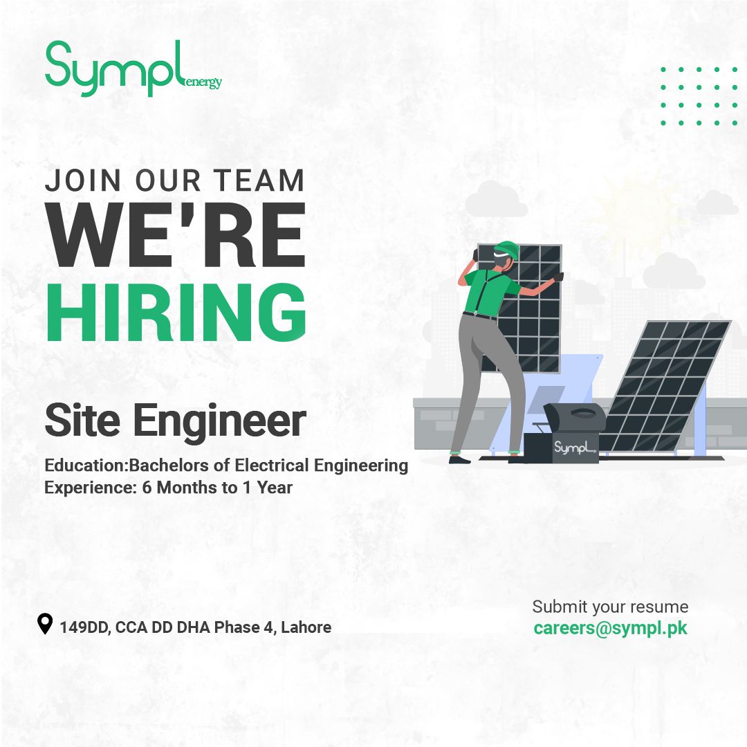 Sympl Energy Jobs Site Engineer 1