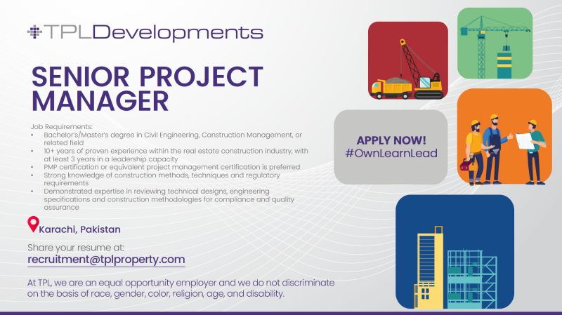 TPL Developments Jobs Senior Project Manager 1