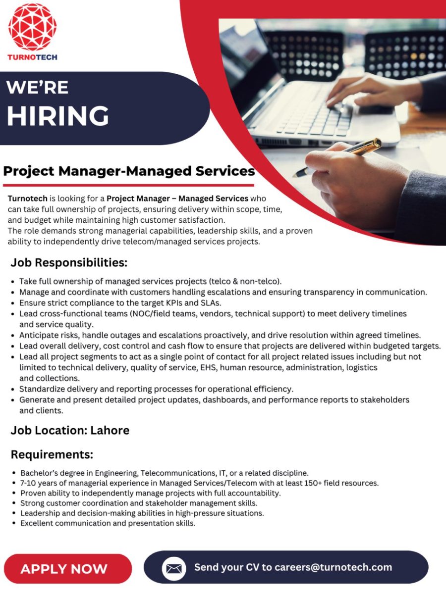 Turnotech Inc Jobs Project Manager Managed Services 1