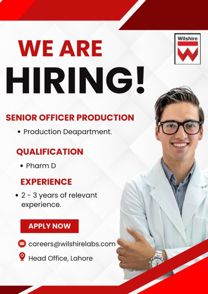 Wilshire Laboratories Jobs Senior Officer Production 1