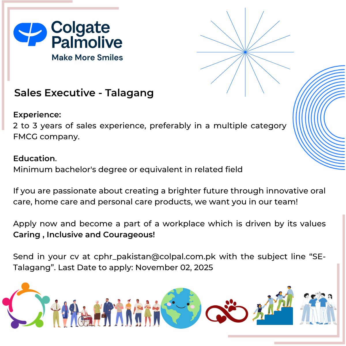 Colgate Pamolive Pakistan Jobs Sales Executive  1