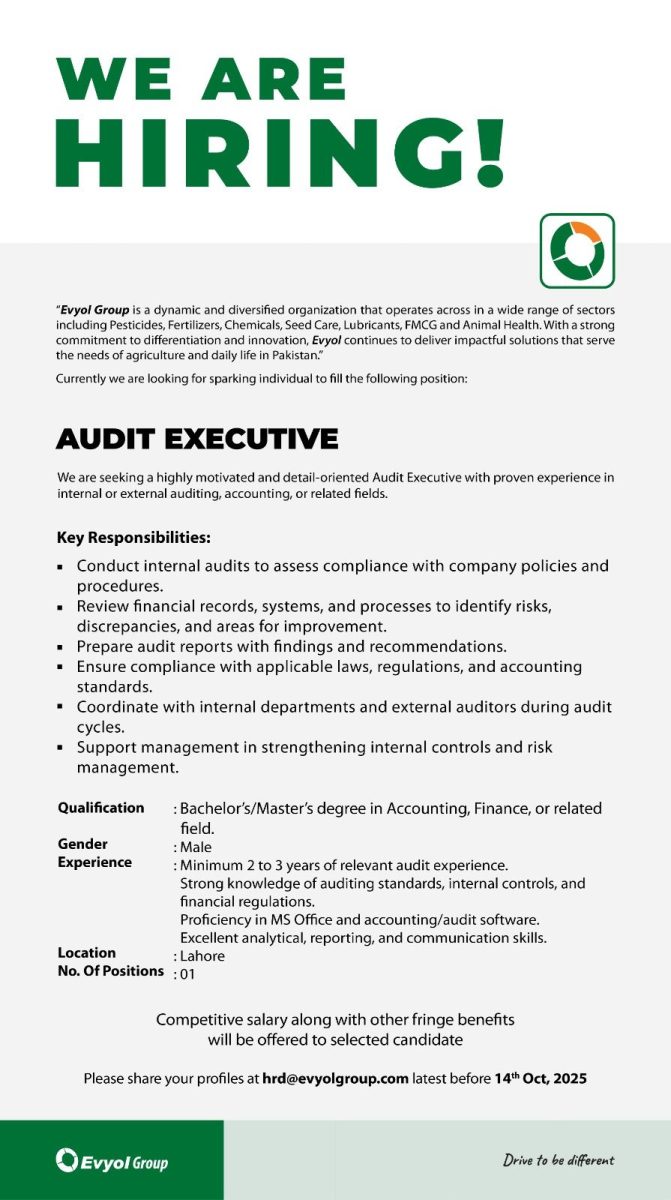 Evyol Group Jobs October 2025 3