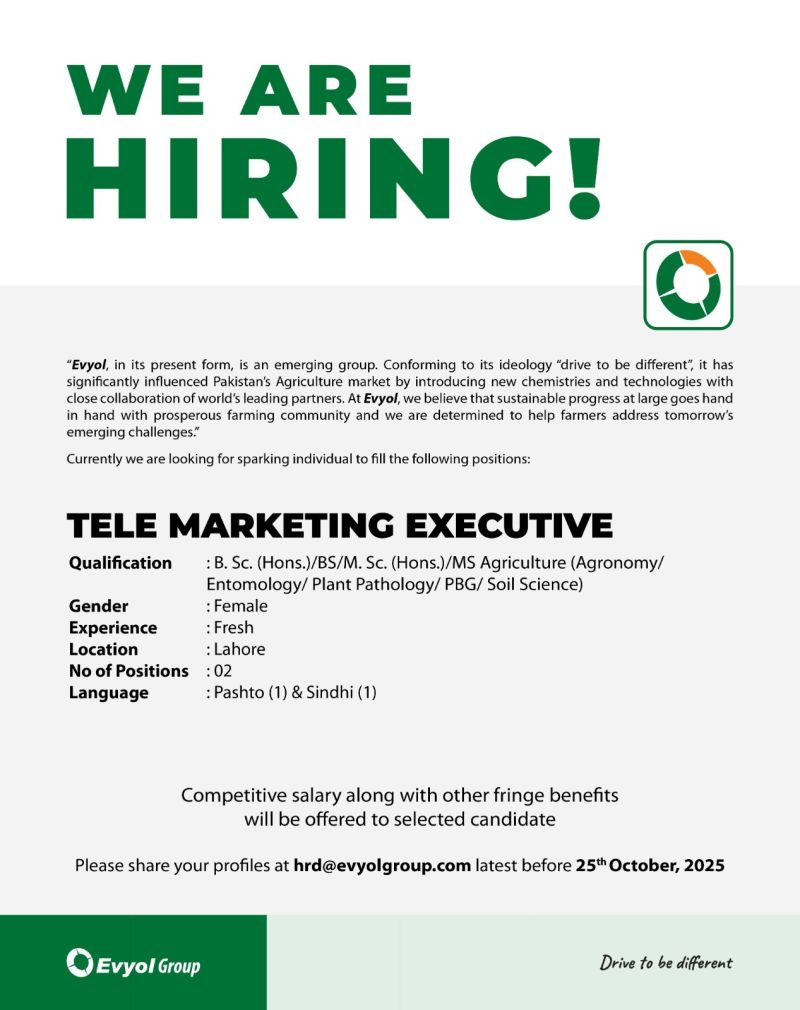 Evyol Group Jobs Tele Marketing Executive 1
