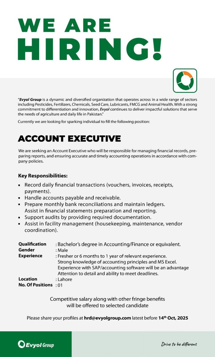 Evyol Group Jobs October 2025 2