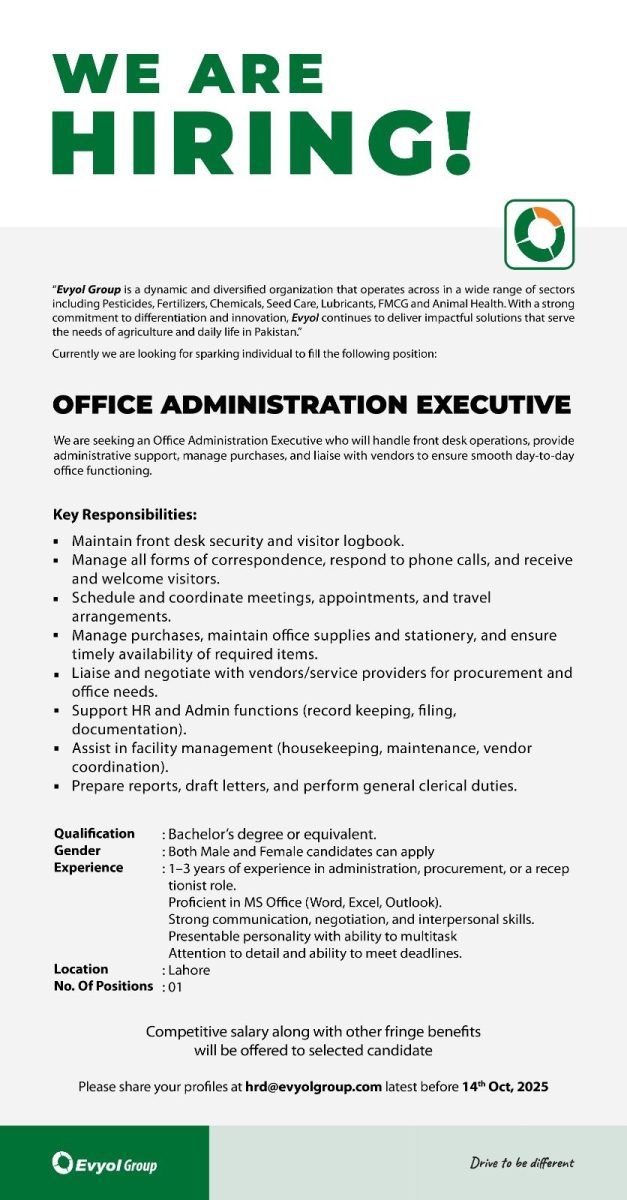 Evyol Group Jobs October 2025 1