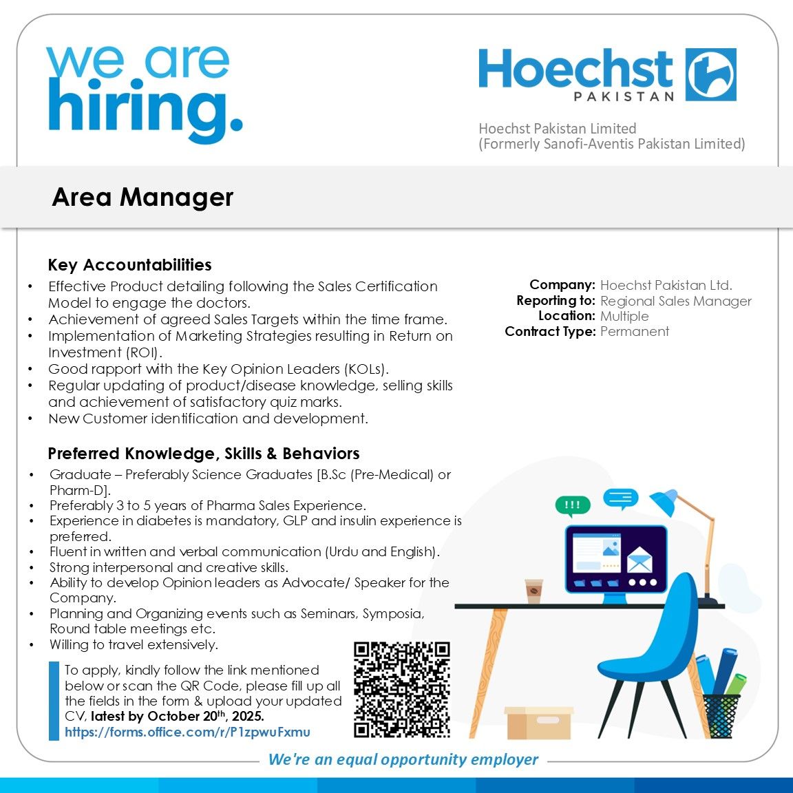 Hoechst Pakistan Limited Jobs Area Manager 1